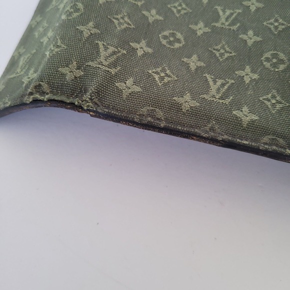 LOUIS VUITTON LV Men's Canvas Leather Card Bill Coin Wallet Khaki Green Medium - Picture 10 of 14